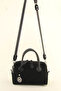 Women's Genuine Leather Long Strap with Suede Accessories Clutch Bag - 5