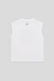 BG Store Boy's White Tank Top - 7