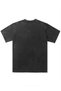 Women's Black Oversized T-Shirt Western Lettering and Cowboy Themed Printed 100% Cotton Streetwear - 3