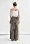 Women's Modal Lace-Up Palazzo Pants Khaki - 4