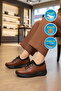 Taba Genuine Leather Anatomical Women's Casual Shoes 2660 Z