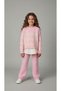 Pink Striped Knitwear Set