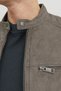جاكيت للرجال من الجلد الصناعي من Jack&jones، باللون البني الفاتح - 12147218 - 2