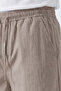 Crystal Torn Pocket Detail Men's Trousers Shorts - 3