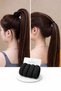 6 Pieces Thick Black Extra Strong Rubber Hair Tie Set Tie-Detail Hair Ties - 3