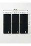 3 Pieces Black Sports Towel 30X50 cm 100% Cotton Lu-High Absorbent Baumwolle Fitness and Hand Towels-Sports - 6