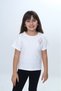 Girl Heart Pocketed Flower Printed T-Shirt