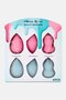 6 Pieces Beauty Blenders, Multicolor