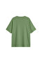 Snack Hunter Printed Relaxed Fit Green Women's Tshirt - 2