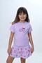 Girl's 2-Piece Garni Printed Shorts and Skirt Set - 4