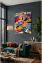 Napoli Houses Colorful Wall Covering Rug Sq. m - 3