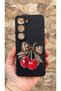 Vivo V40 Lite 5g Compatible Cherry Bow Leopard Printed Pack Silicone Shock-Absorbing Classic Protected Rubber Case - 2