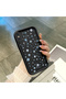 iPhone X/Xs Compatible Black Silicone Case with Shockproof Camera Protection