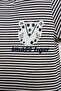 Kaplan Printed Striped T-Shirt Shorts 2'Li Set - 3