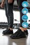 Black Mesh Lightweight Stretchy Memory Foam Sole Unisex Sports Shoes Ruth g