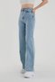 Allien Women's Loose Fit Stretch Fabric Super High Waist 90's Denim Jeans (Very Comfortable, Stretchy)