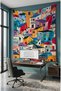 Napoli Houses Colorful Wall Covering Rug Sq. m