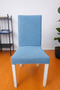 Quality Lycra Piece Fabric Checkered Pattern Chair Cover, Elastic, Stretchy Piece Chair Cover 1 Piece - 2