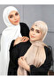 حجاب أبيض سادة