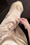 Kitty Beige 2-Piece Pajama Set with Straps and Long Pants - 3