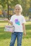 Boy-Girls Blue Cat B Printed Kids T-Shirt 100% P Cotton – Unisex Summer Kids T-Shirt