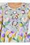 Floral Print Beaded Mukhawar Jalabiya - 4