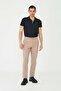 Beige Men's Comfortable Fit Sports Jogger Pants Pants - 5