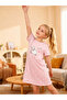 Girls Pink Sheep Print Short Sleeve Nightdress - 2