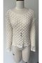Women's Lace-Like Knit Knitted Patterned Long Sleeve Knitwear Blouse - 4