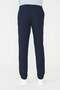 Navy Blue Men's Sports Pants with Tie Detail Jogger Pants - 3