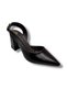 Gedik pasha 909-26 leather square heel women's stiletto (8cm)