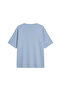 The Bearded Ice Printed Relaxed Fit Baby Blue Women's Tshirt - 2