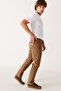 Straight Fit Regular Waist Light Brown Stretchy Texas Authentic Pants - 4