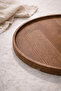 Set of 2 Wooden Trays – 28 cm Round Serving and Presentation Tray - 2