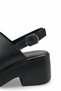 Delavine Black Women's Genuine Leather Flat Detailed Wedge Heeled Daily Comfortable Sole Stylish Sandals - 6