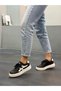 Black and White Tigra Women's Casual Sports Shoes - 3