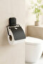 Adhesive Square, Covered Toilet Paper Holder-Wc Paper Holder