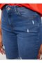 Standard Fit Straight Pocket Detailed Women's Rodeo Jean Shorts - 4