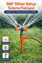 4-Armed Lawn Watering Sprinkler Garden Irrigation Sprink Automatic Rotating Sprinkler Garden Watering Apparatus - 2