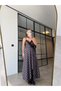 Plaid Pieces D Lace Detailed Strappy Dress Navy Blue - 2