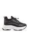 Black High Sole Women's Sneakers
