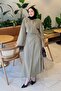 Shirt-Skirt Hijab Set Khaki