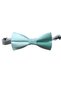 23 April Children's Water Green Satin Bow Tie with Adjustable Elastic for Birthdays and Special Occasions 0-14 Years - 2