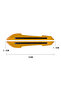 Auto Vehicle Side Mirror Reflector Sticker Side Mirror Protector Sticker Cat Eye Yellow - 3