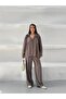 Women's Mink Pocketed Cupralı Modal Top and Bottom Set Frv0158 - 2