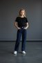 Girl's Wideleg Stone Embroidered Jean Trousers - 3