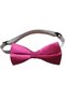 23 April Children's Fuchsia Satin Bow Tie with Adjustable Elastic for Birthdays and Special Occasions 0-14 Years