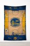 Golden State Court Nba Wall Cloth– High-Quality Fabric, Gamer Room Decor Tapestry Wall Rug Si - 3