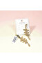 Xuping 5 cm Asymmetric Hanging Stud Earrings Gold - 2