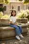 Elastic Waist, Wide-Leg Jeans. Wide Leg Jeans, Wide-Leg Pants - 2
